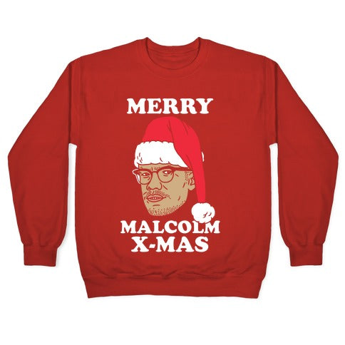 Malcolm X-Mas Crewneck Sweatshirt